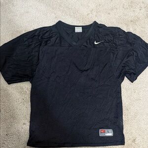 Nike Black V-Neck Mesh Jersey